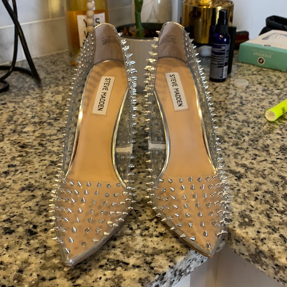 Steve Madden Clear pumps